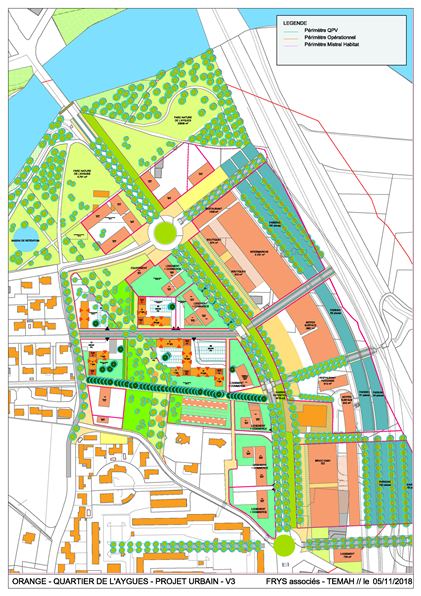 Quartier de l'Aygues - ORANGE<BR/>Moe : FRYS<BR/>Moa : CCPRO <BR/>2020-en cours