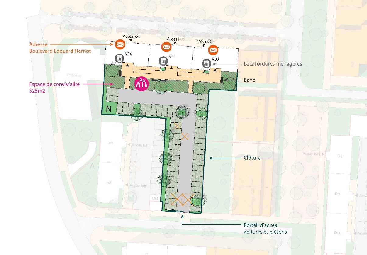 Quartier Bellevue  - NPNRU <BR/>Moe : FRYS - OGI<BR/>Moa : Métropole de Lyon <BR/>2022-encours